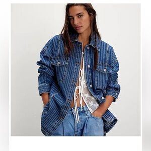 Free People We the Free Dunes Shirt Jacket